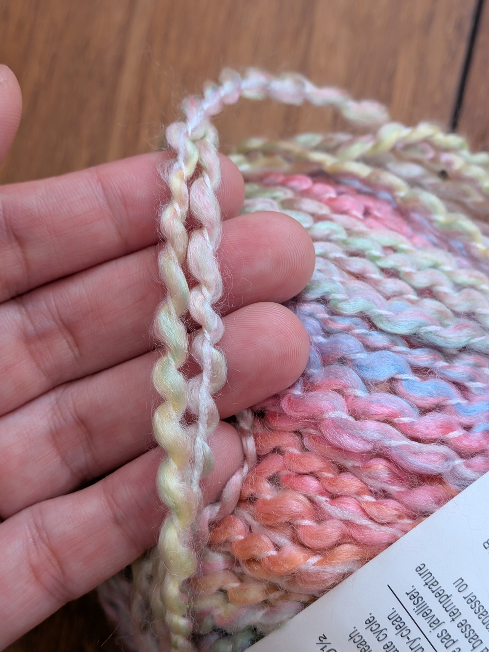 Loops & Threads Textured Twist Yarn Dusty Sky Bulky #5 Skein
